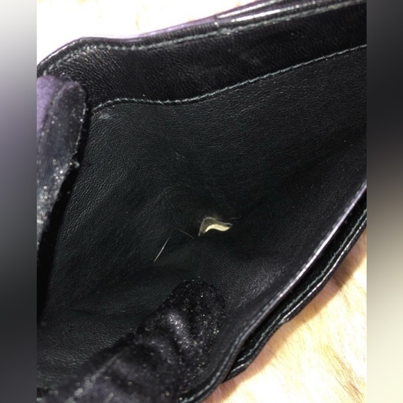 Gucci Vintage Black Leather Wallet with Unbranded Crossbody Strap - Picture 13 of 14